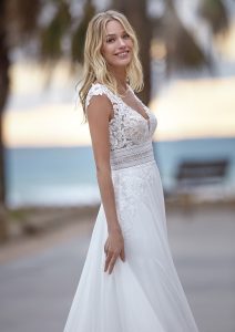 BOHEMIA wedding dress White One Collection 2023 | Boutique Paris