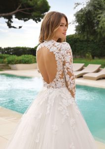 ANINE wedding dress White One Collection 2024 | Boutique Paris